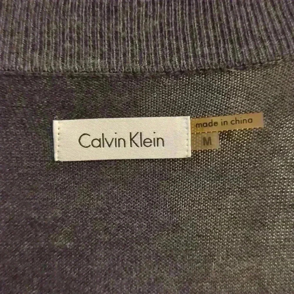 Calvin Klein, medium black coat - Picture 3 of 3